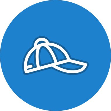 Cap Hat Çemberi Vektör Simgesi Tasarımı
