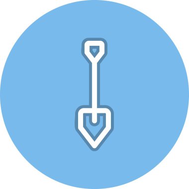 Kürek Hattı Çemberi Vektör Simgesi Tasarımı