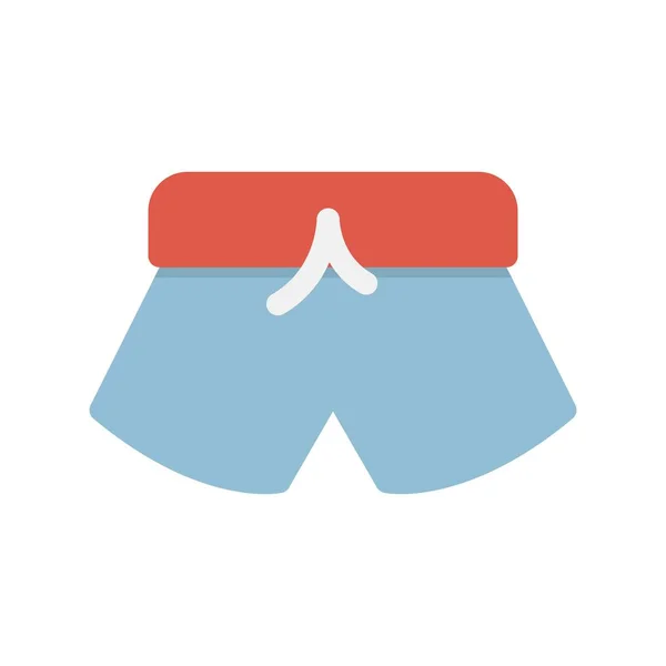 Pantalón Plano Vector Icon Desig — Vector de stock