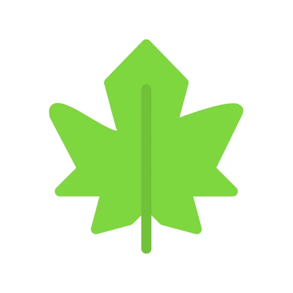 Leaf Flat Vector Icon Desig — Stockvektor