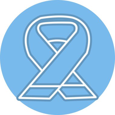 Atkı Hattı Çemberi Vektör Simgesi Tasarımı