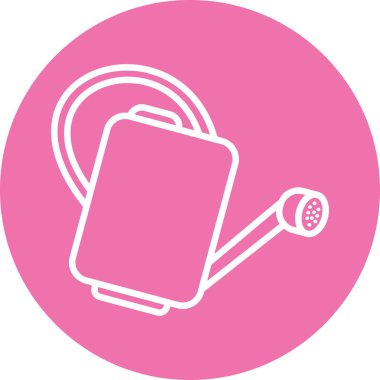 Satır Çemberi Vektör Simgesi Tasarımı