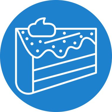 Tatlı Satırı Çemberi Vektör Simgesi Tasarımı