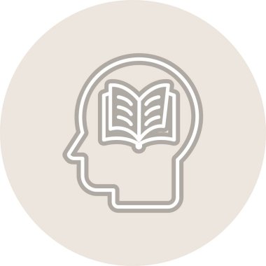 Gayri resmi Eğitim Satırı Çember Vektör Simgesi Tasarımı