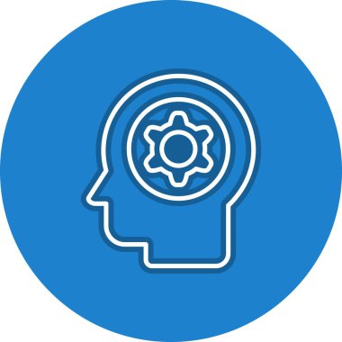 Yetenek Satırı Çemberi Vektör Simgesi Tasarımı