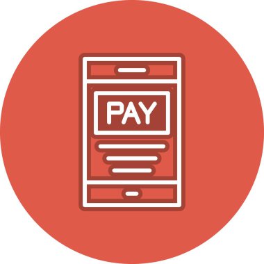 Satır Çemberi Vektör Simgesi Tasarımı Öde