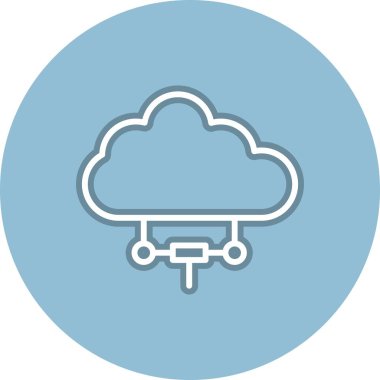 Satır Çemberi Vektör Simgesi Tasarımı Sunuluyor