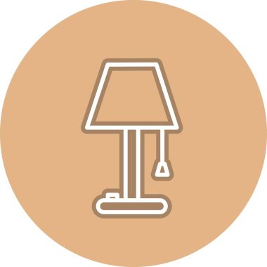 Lamba Hattı Çemberi Vektör Simgesi Tasarımı