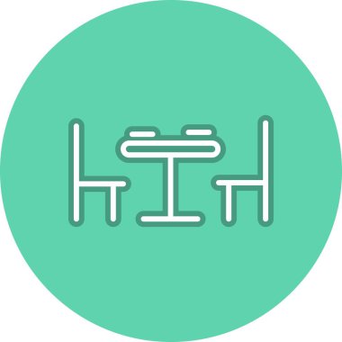 Satır Çemberi Vektör Simgesi Tasarımı Yiyor