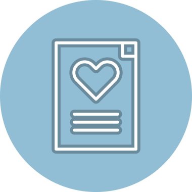 Dosya Satırı Çemberi Vektör Simgesi Tasarımı