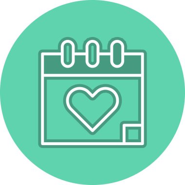 Çizgi Çemberi Vektör Simgesi Tasarımı