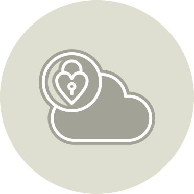 Güvenlik Hattı Çemberi Vektör Simgesi Tasarımı