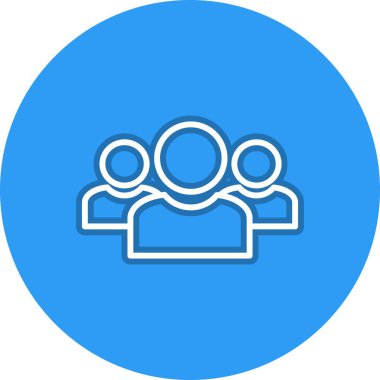 Takım Satırı Çemberi Vektör Simgesi Tasarımı