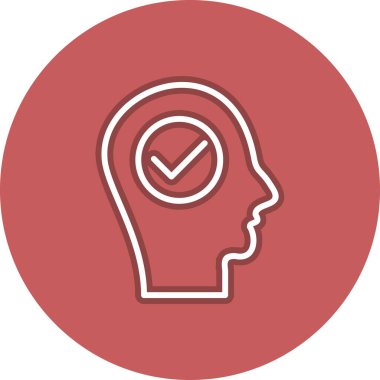 Kene Satırı Çemberi Vektör Simgesi Tasarımı