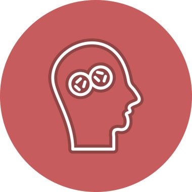 Hücre Satırı Çemberi Vektör Simgesi Tasarımı