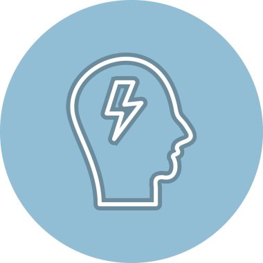 Flash Satırı Çemberi Vektör Simgesi Tasarımı