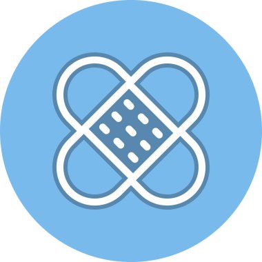 Alçı Satırı Çemberi Vektör Simgesi Tasarımı