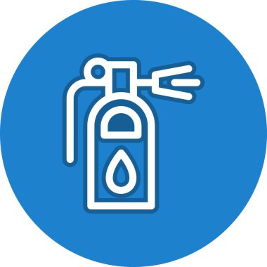 Söndürücü Satır Çemberi Vektör Simgesi Tasarımı