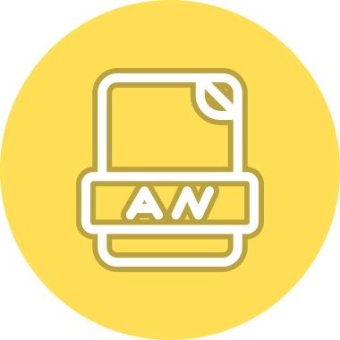 Satır Çemberi Vektör Simgesi Tasarımı Canlandır