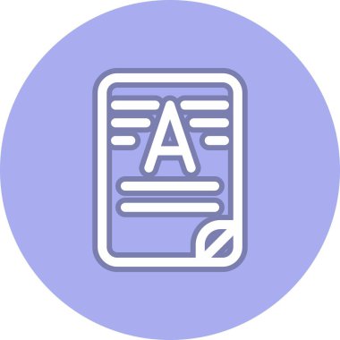  Filigran Çizgisi Çember Vektör Simgesi Tasarımı