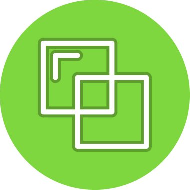 Satır Çemberi Vektör Simgesi Tasarımı Birleştir