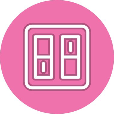 Çevrimdışı Çember Vektör Simgesi Tasarımı