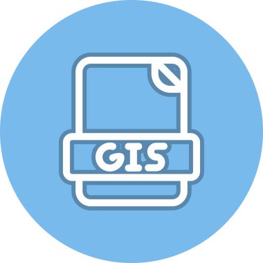 Gis Çizgisi Çember Vektör Simgesi Tasarımı