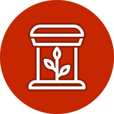 Etkin Satır Çemberi Vektör Simgesi Tasarımı