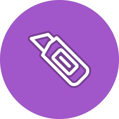 Kesici Satır Çemberi Vektör Simgesi Tasarımı