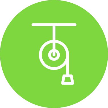 Makara Hattı Çember Vektör Simgesi Tasarımı