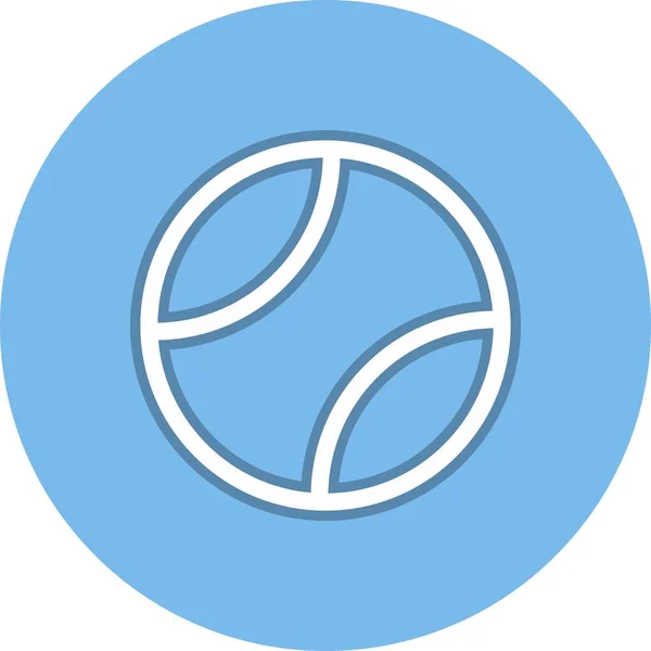 Ball Line Circle Vector Icon Desig — Stock Vector