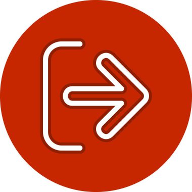 Satır Çemberi Vektör Simgesi Tasarımı