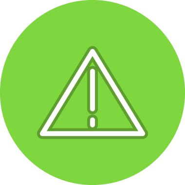 Satır Çemberi Vektör Simgesi Tasarımı Alarmı