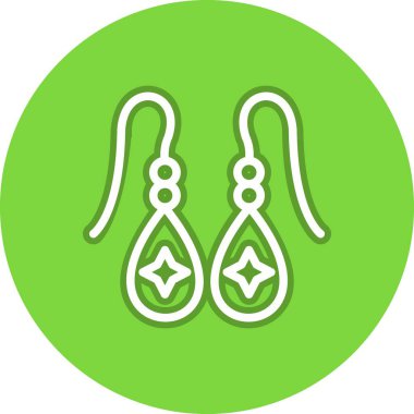 Mücevher Hattı Çemberi Vektör Simgesi Tasarımı