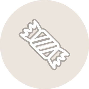 Şeker Satırı Çemberi Vektör Simgesi Tasarımı