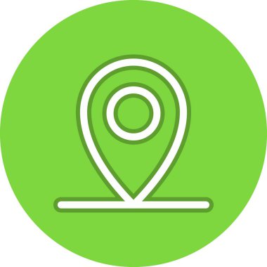 Yer Tutucu Satır Çemberi Vektör Simgesi Tasarımı