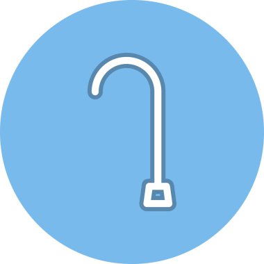 Çubuk Satırı Çemberi Vektör Simgesi Tasarımı