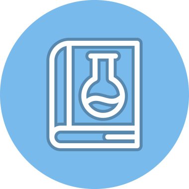 Kitap Satırı Çemberi Vektör Simgesi Tasarımı