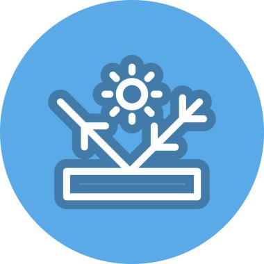 Görsel Yansıma Satırı Çember Vektör Simgesi Tasarımı