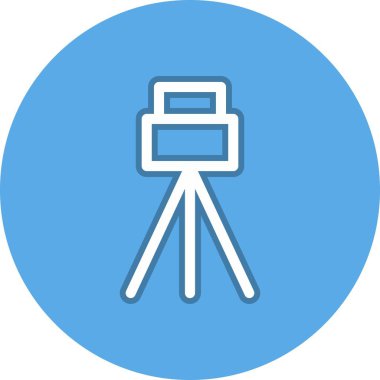 Tripod Satır Çemberi Vektör Simgesi Tasarımı