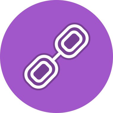 Bağlantı Satırı Çemberi Vektör Simgesi Tasarımı