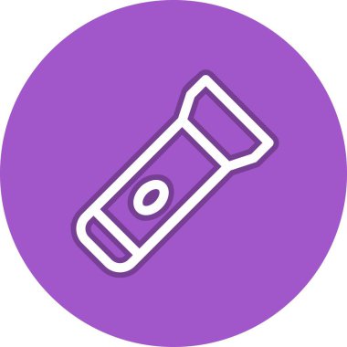 El feneri Satırı Çemberi Vektör Simgesi Tasarımı