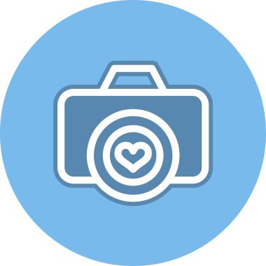 Kamera Hattı Çemberi Vektör Simgesi Tasarımı