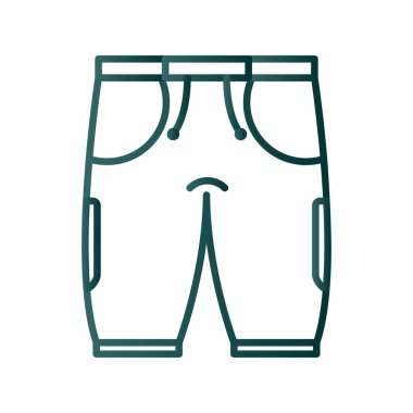 Kısa Satır Gradyan Vektör Simgesi Tasarımı