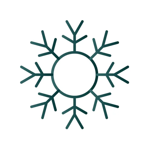 Градиентная Векторная Икона Снежной Линии — стоковый вектор