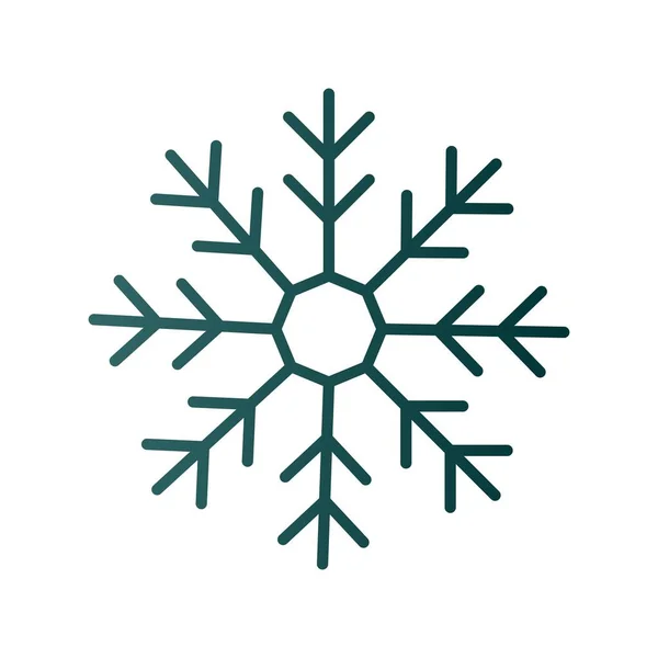 Градиентная Векторная Икона Снежной Линии — стоковый вектор