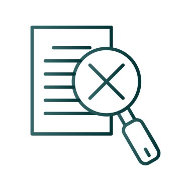 Araştırma Satırı Gradyan Vektör Simgesi Tasarımı