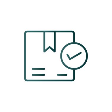 Kene Satırı Gradyan Vektör Simgesi Tasarımı