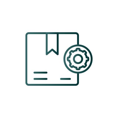 Satır Gradyan Vektör Simgesi Tasarımı Ayarlanıyor