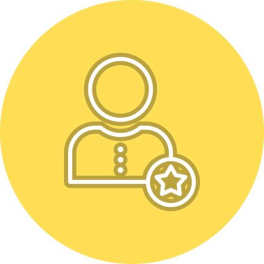 Favori Satır Çemberi Vektör Simgesi Tasarımı